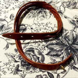 CHOKER Necklace Leather Adjustable  8”